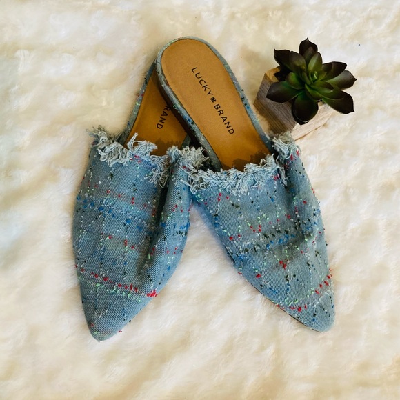 Lucky Brand Bapsee Canvas Slides - Picture 6 of 8